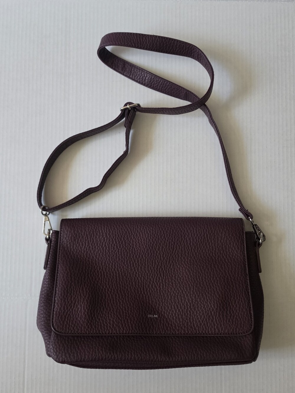Colab Burgundy Crossbody Bag